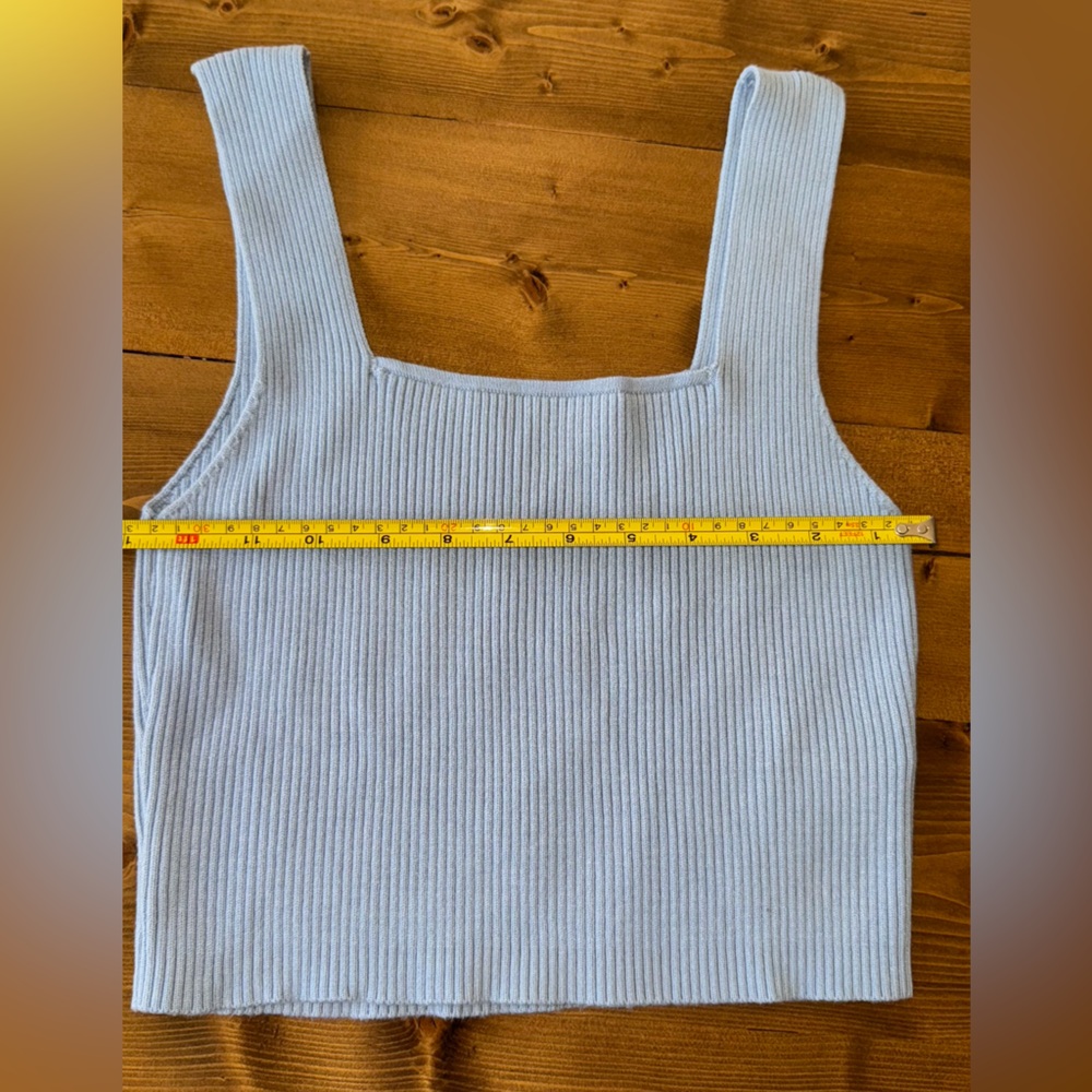 SHEIN Light Blue Knit Top - Picture 2 of 3